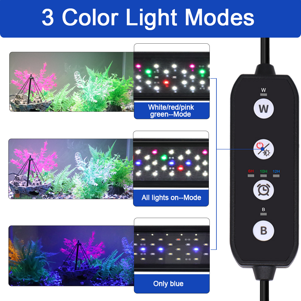 12-30 inch fish tank full spec – обзор и цена Marine Aquarium Led