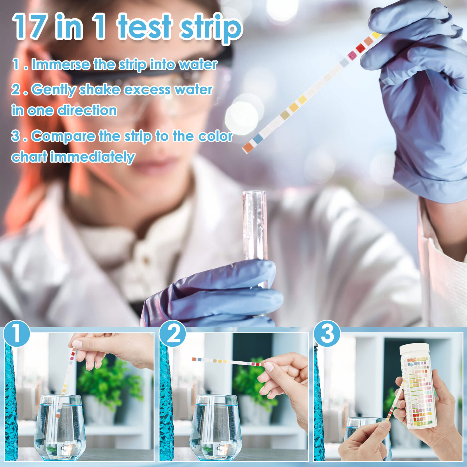 100/125Pc Aquarium Test Strips – обзор и цена Marine Aquarium Water Test Kit
