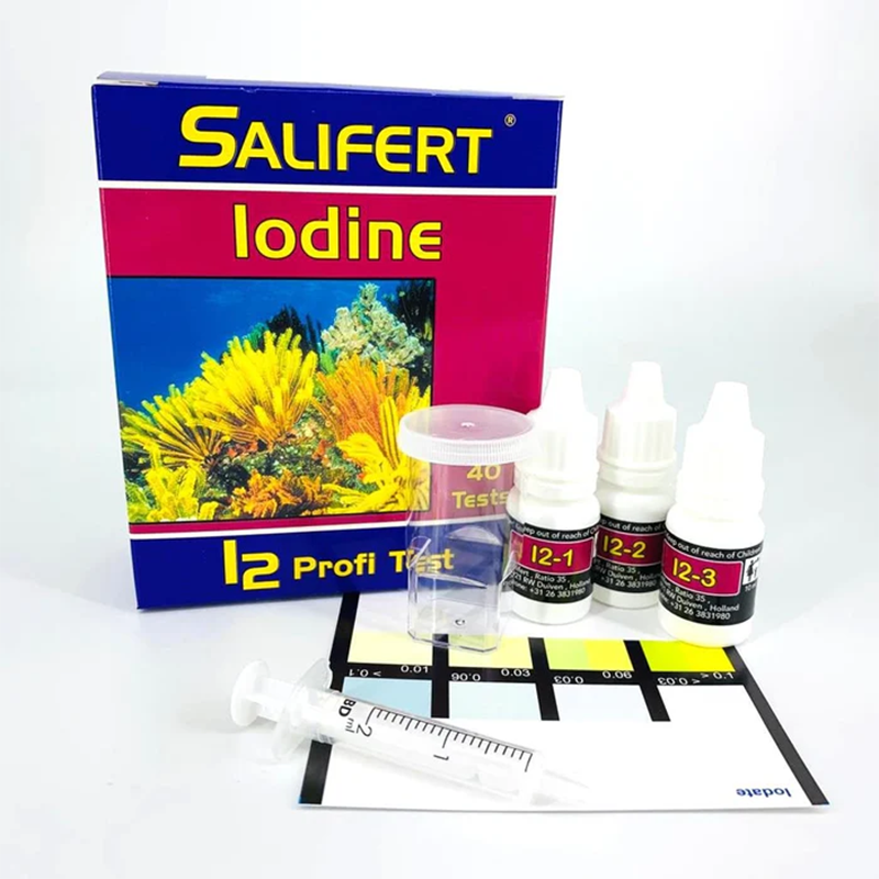 Salifert Iodine I2 Profi-Test  – обзор и цена Marine Aquarium Water Test Kit