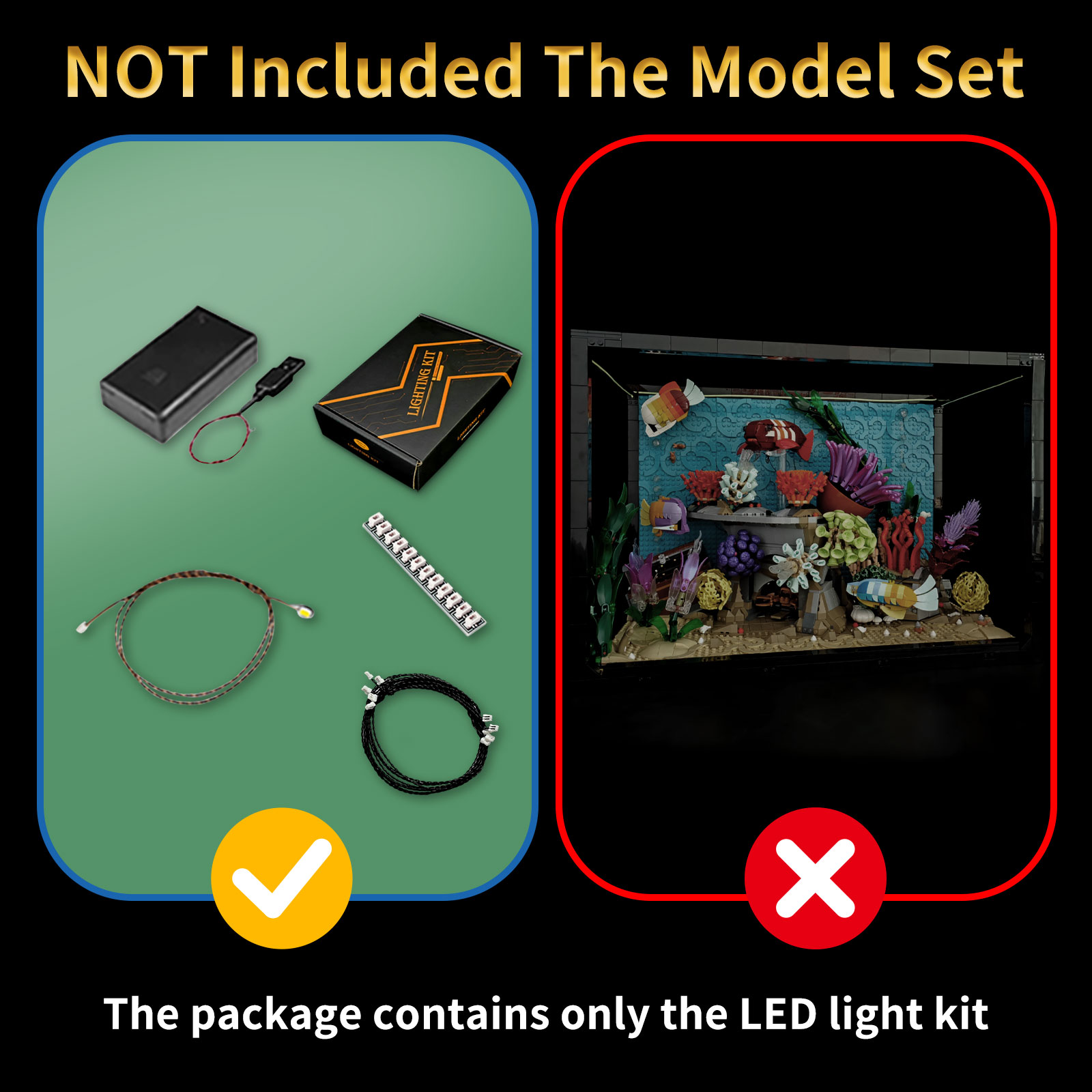 LYBMTWF LED Lighting Kit Compa – обзор и цена Marine Aquarium Led