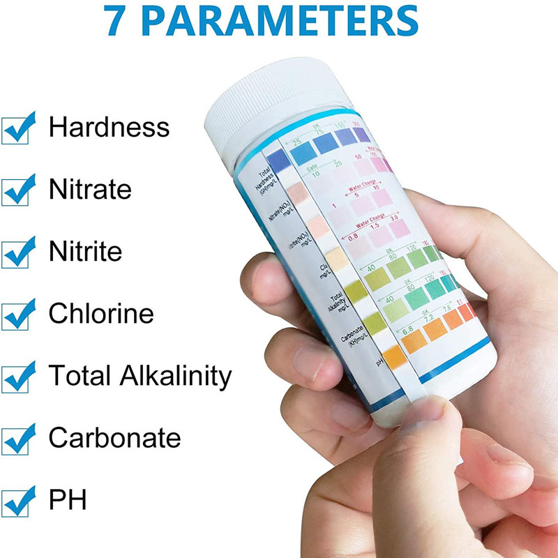 7-IN-1 Aquarium Test Strips 10 – обзор и цена Marine Aquarium Water Test Kit