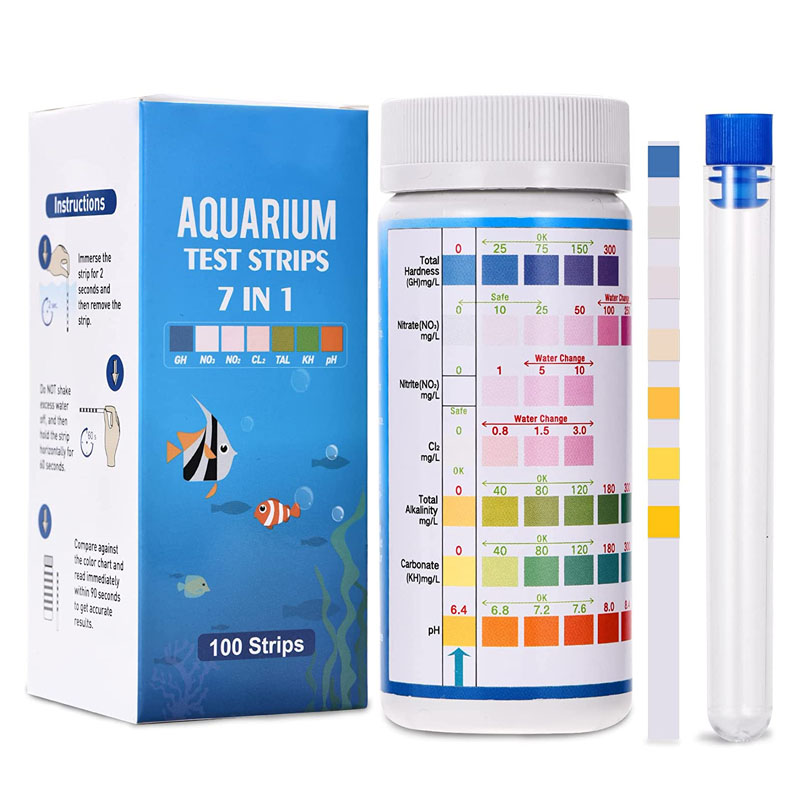 7-IN-1 Aquarium Test Strips 10 – обзор и цена Marine Aquarium Water Test Kit