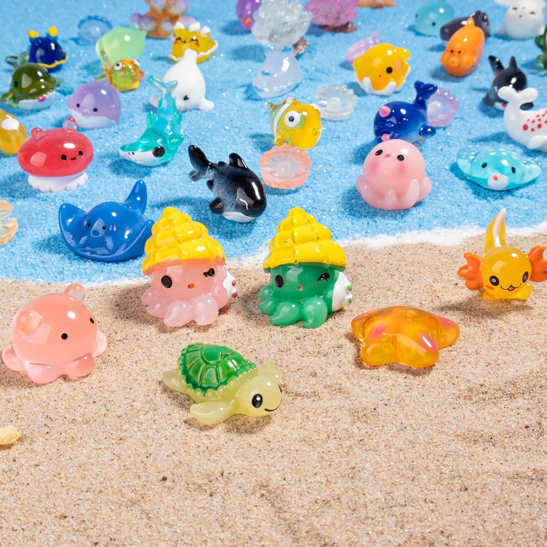 Mini Ocean Animals Resin Figur – обзор и цена Aquarium Marine World