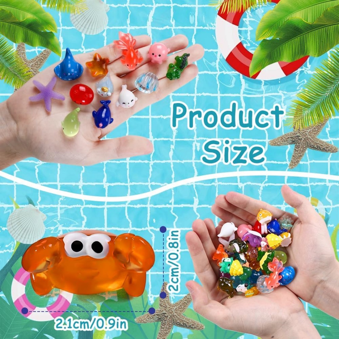 Mini Ocean Animals Resin Figur – обзор и цена Aquarium Marine World