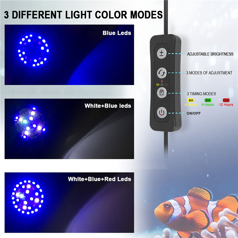 30W Aquarium Fish Tank Sea Wat – обзор и цена Marine Aquarium Led
