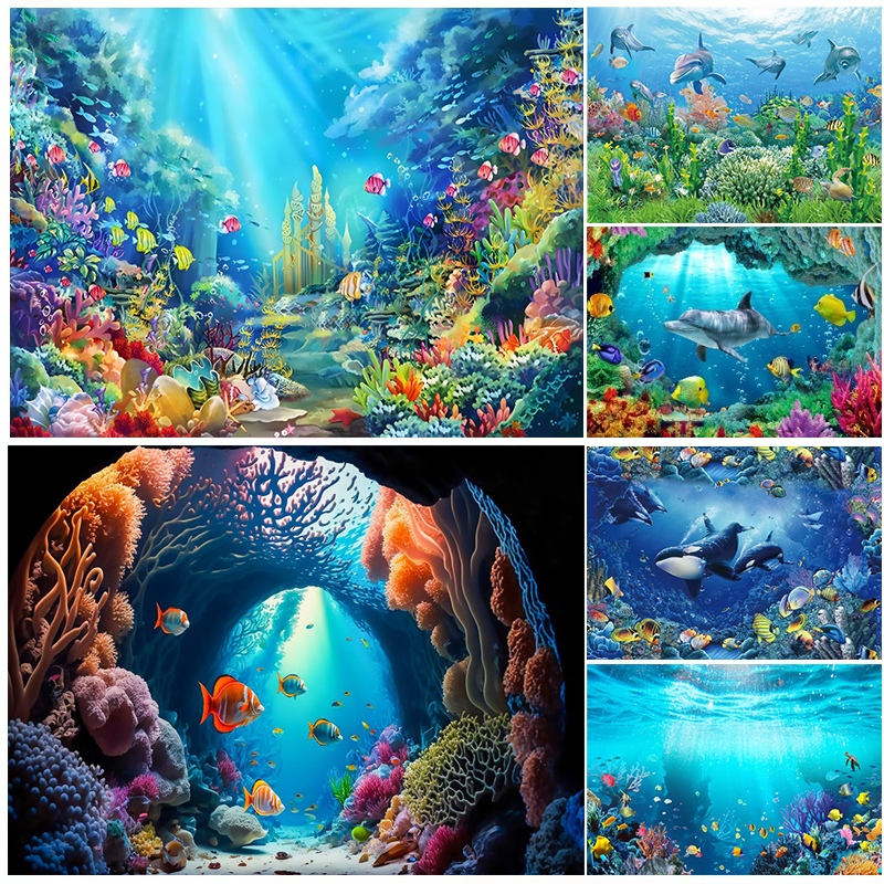 Under Sea Seabed World Backdro – обзор и цена Aquarium Marine World