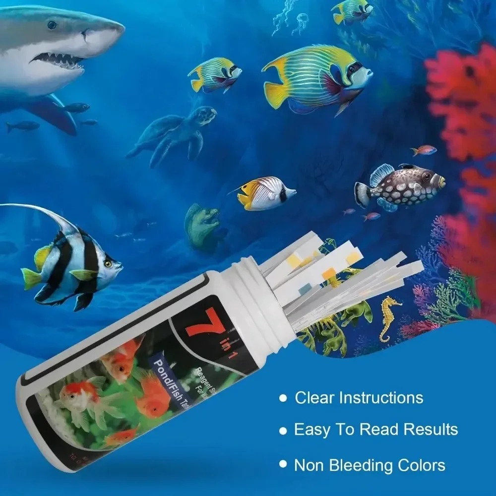 Aquarium Test Strip  PH Qualit – обзор и цена Marine Aquarium Water Test Kit