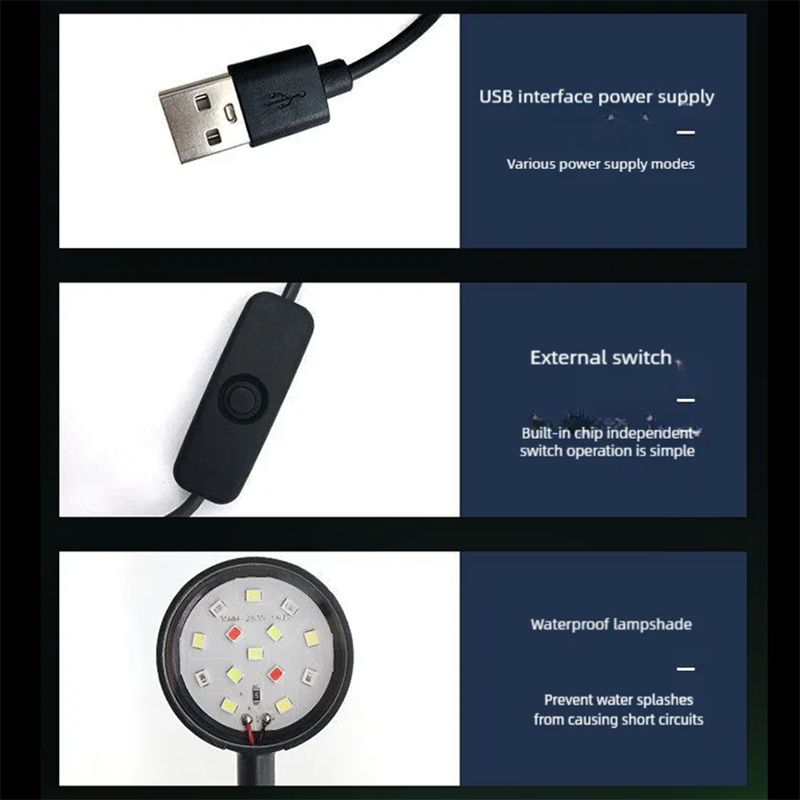 USB LED Fish Tank Clip Lamp Hi – обзор и цена Marine Aquarium Led
