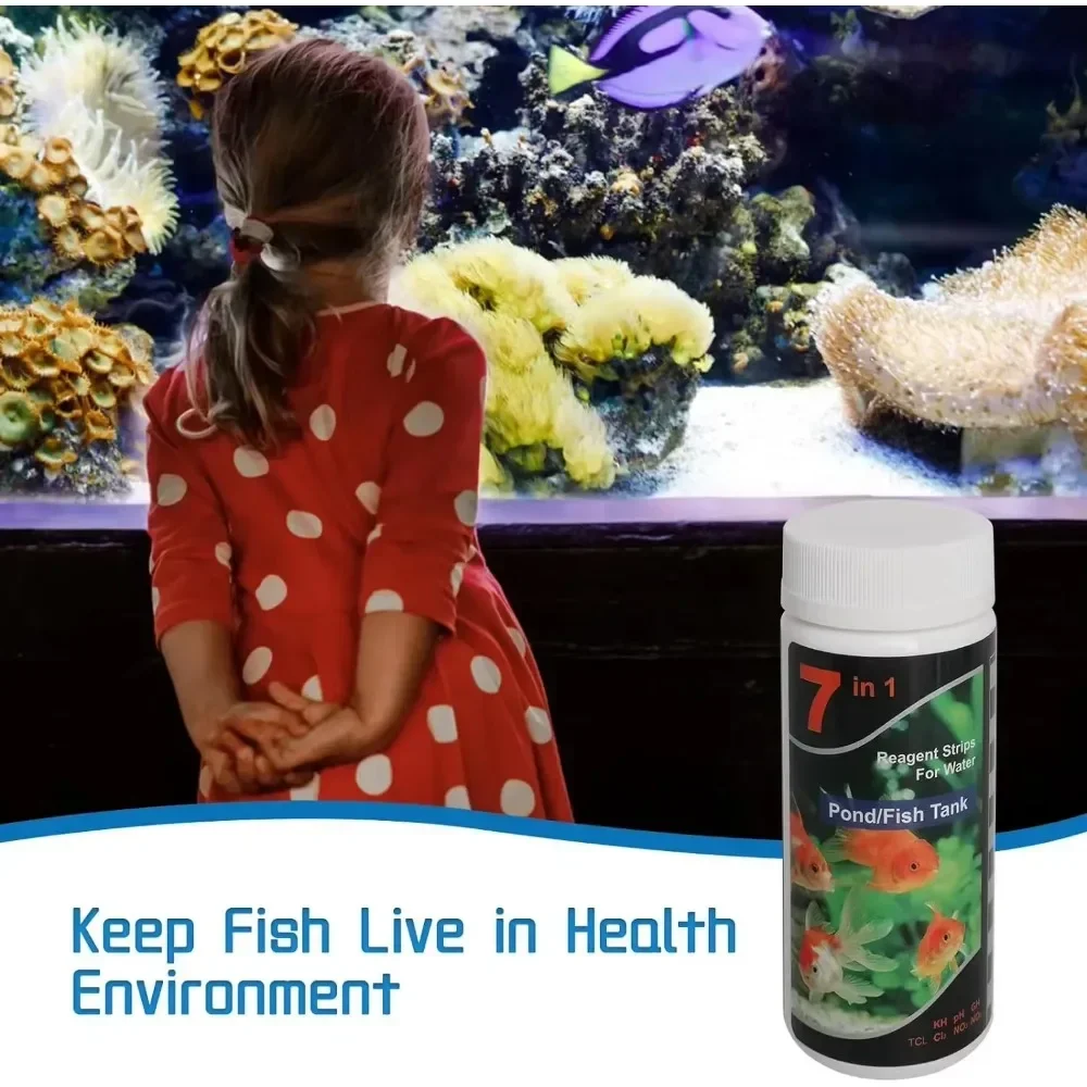 Aquarium Test Strip  Freshwate – обзор и цена Marine Aquarium Water Test Kit