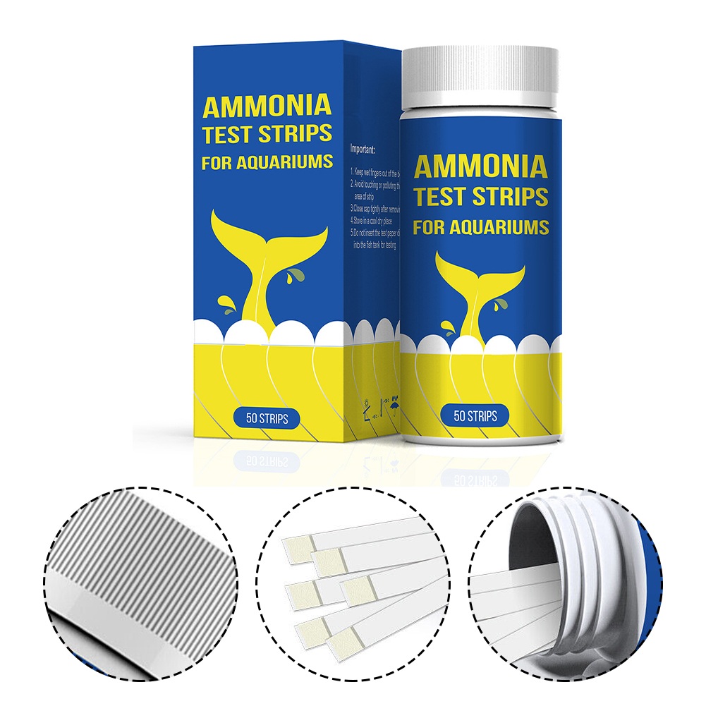 50Pc Ammonia Nitrogen Quick Wa – обзор и цена Marine Aquarium Water Test Kit